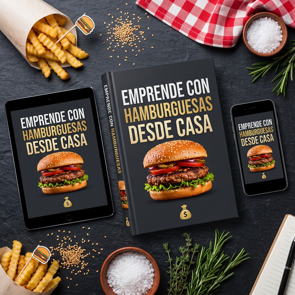 🍔 Emprendé con Hamburguesas desde Casa y Convertí tu Cocina en un Negocio Rentable