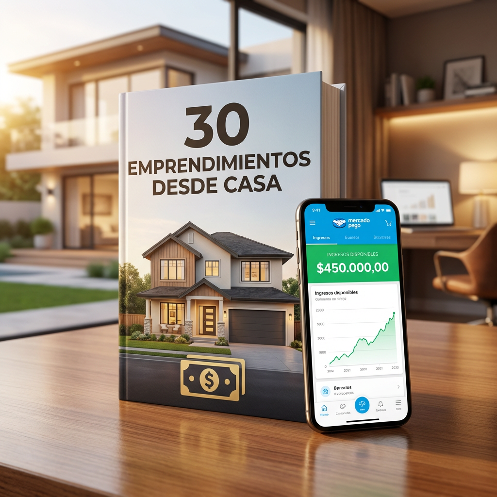 30 oportunidades de Emprender en casa + 3 bonos+ de$1.000.00 al mes